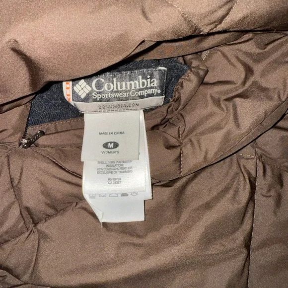 Columbia Chocolate Quilted Jacket - Picture 5 of 5